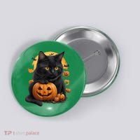 Halloween Cats Funny Cat Halloween Button thumb 0