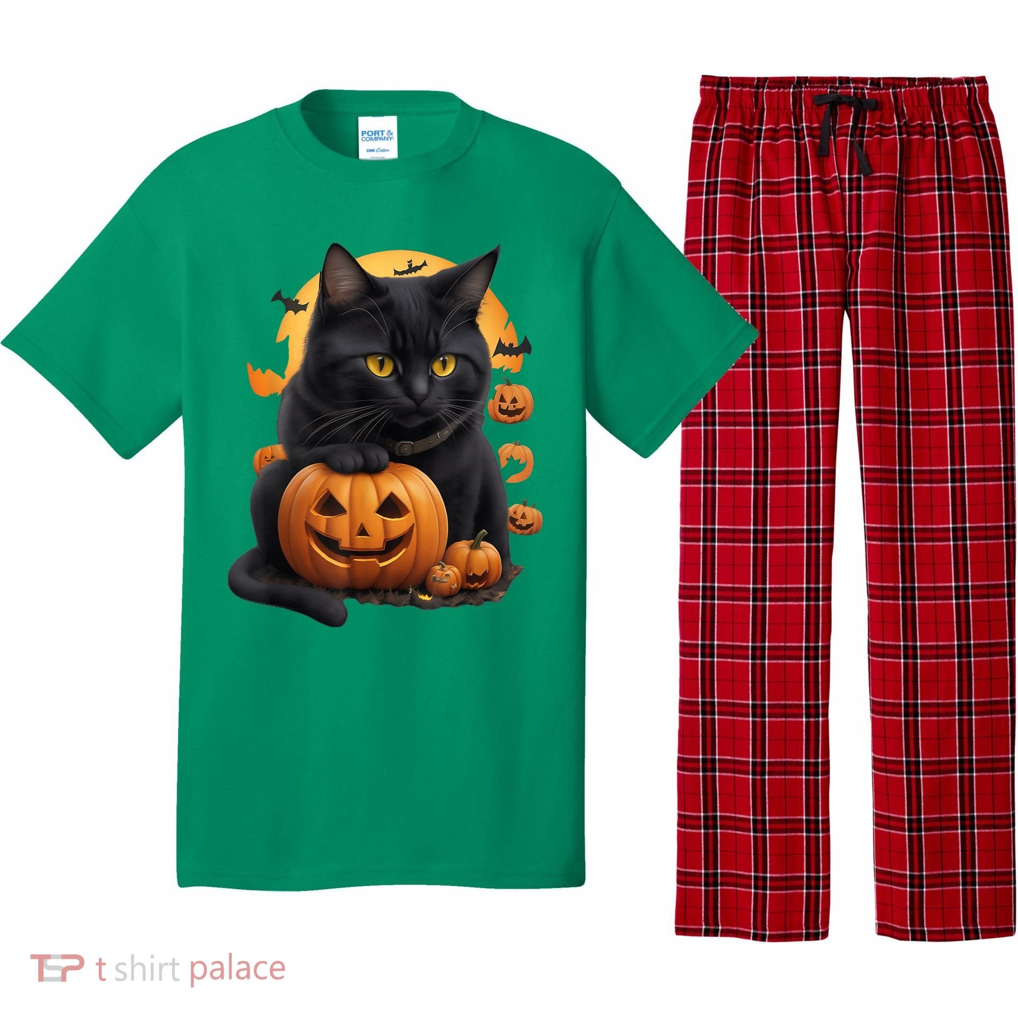 Halloween Cats Funny Cat Halloween Pajama Set