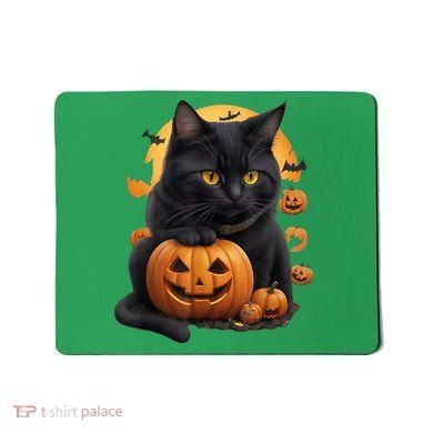 Halloween Cats Funny Cat Halloween Mousepad