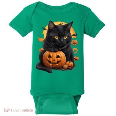 Halloween Cats Funny Cat Halloween Baby Bodysuit