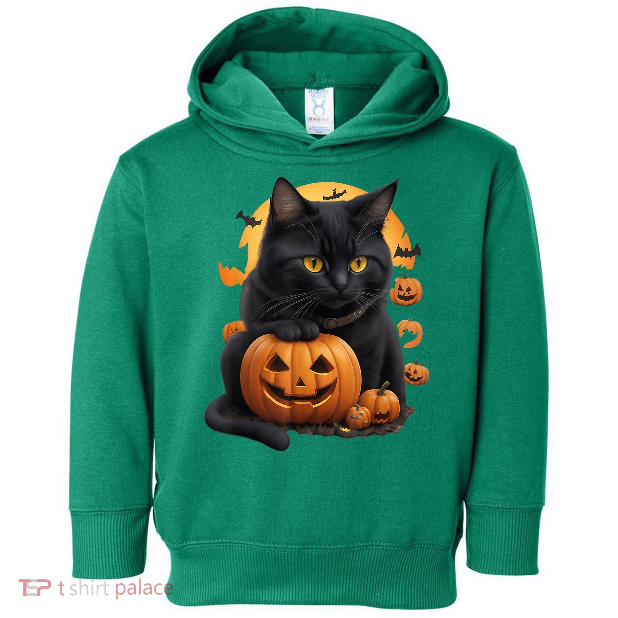 Halloween Cats Funny Cat Halloween Toddler Hoodie