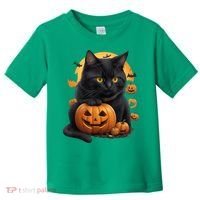 Halloween Cats Funny Cat Halloween Toddler T-Shirt thumb 0