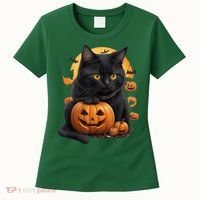 Halloween Cats Funny Cat Halloween Women's T-Shirt thumb 0