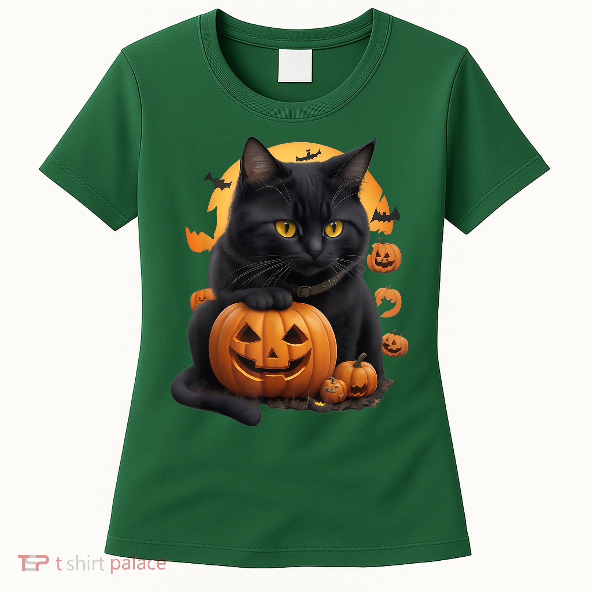 Halloween Cats Funny Cat Halloween Women's T-Shirt