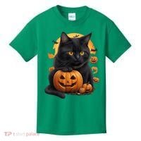 Halloween Cats Funny Cat Halloween Kids T-Shirt thumb 0