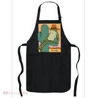 Howdy Cactus Frog Hat Meme Cute Apron thumb 0