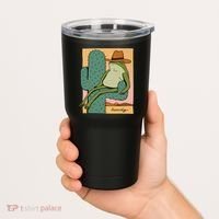 Howdy Cactus Frog Hat Meme Cute Tumbler thumb 2