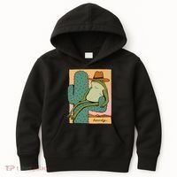 Howdy Cactus Frog Hat Meme Cute Kids Hoodie thumb 0