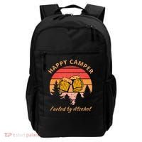 Happy Camper Fueled by Alcohol Camping Group Party Ideas Backpack thumb 0