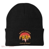 Happy Camper Fueled by Alcohol Camping Group Party Ideas Beanie thumb 0