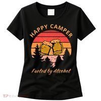 Happy Camper Fueled by Alcohol Camping Group Party Ideas Women's T-Shirt thumb 0