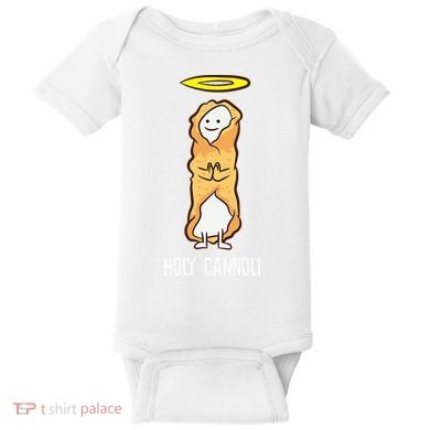Holy Cannoli Funny Cannoli Baby Bodysuit