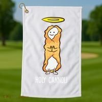 Holy Cannoli Funny Cannoli Golf Towel thumb 1