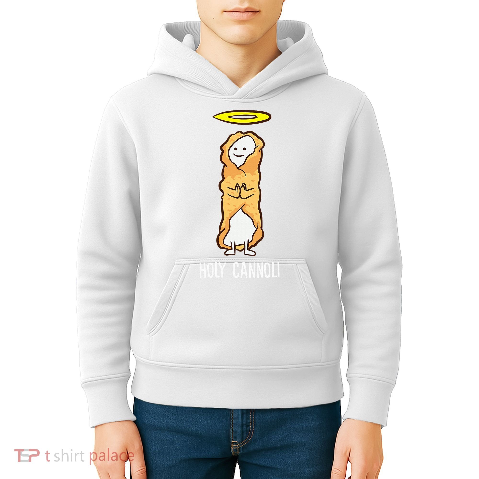 Holy Cannoli Funny Cannoli Kids Hoodie