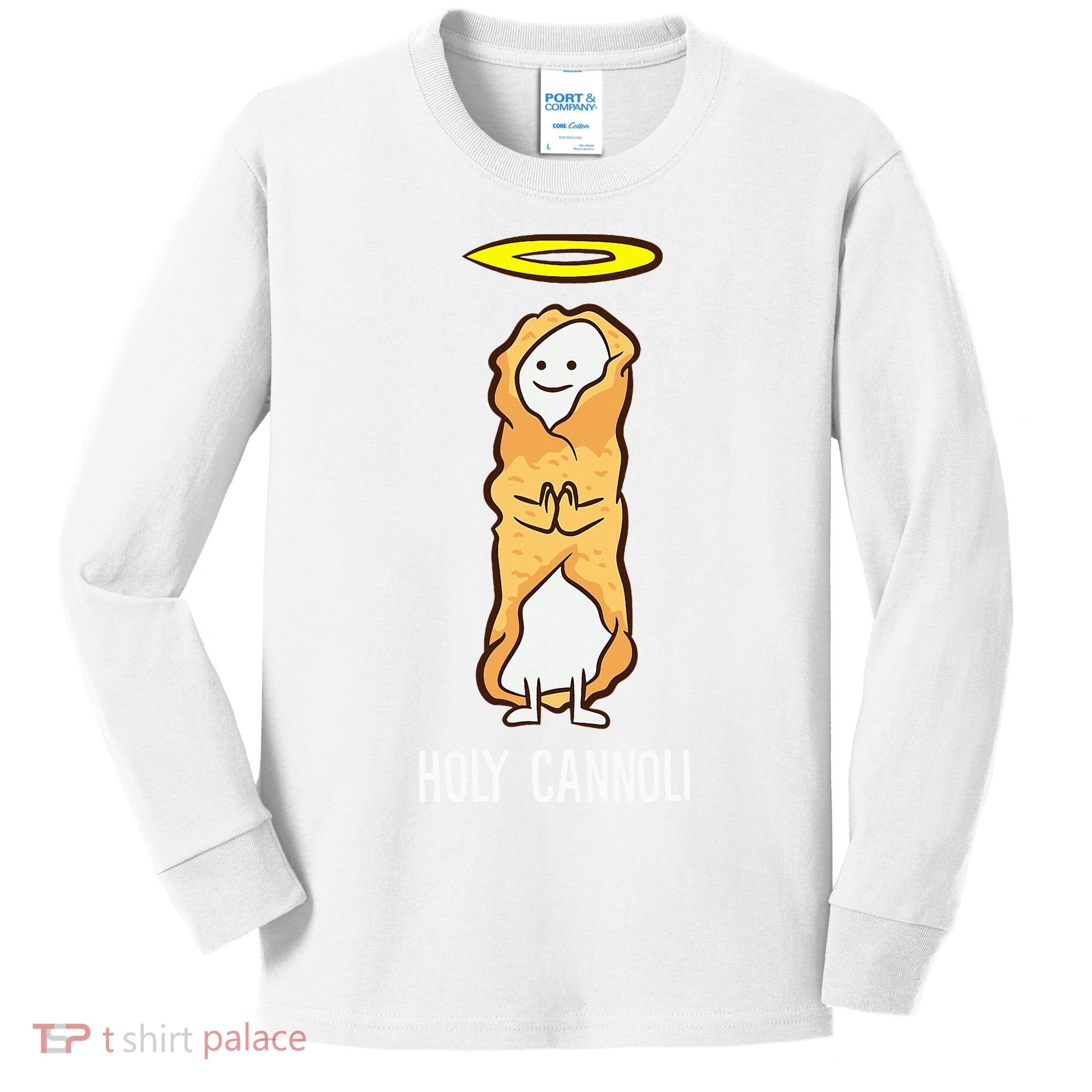 Holy Cannoli Funny Cannoli Kids Long Sleeve Shirt