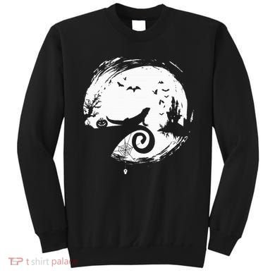 Halloween Costume for Bearded Dragon Spooky Moon Silhouette Sweatshirt