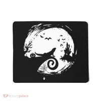 Halloween Costume for Bearded Dragon Spooky Moon Silhouette Mousepad thumb 0