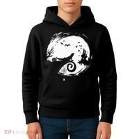 Halloween Costume for Bearded Dragon Spooky Moon Silhouette Kids Hoodie thumb 4