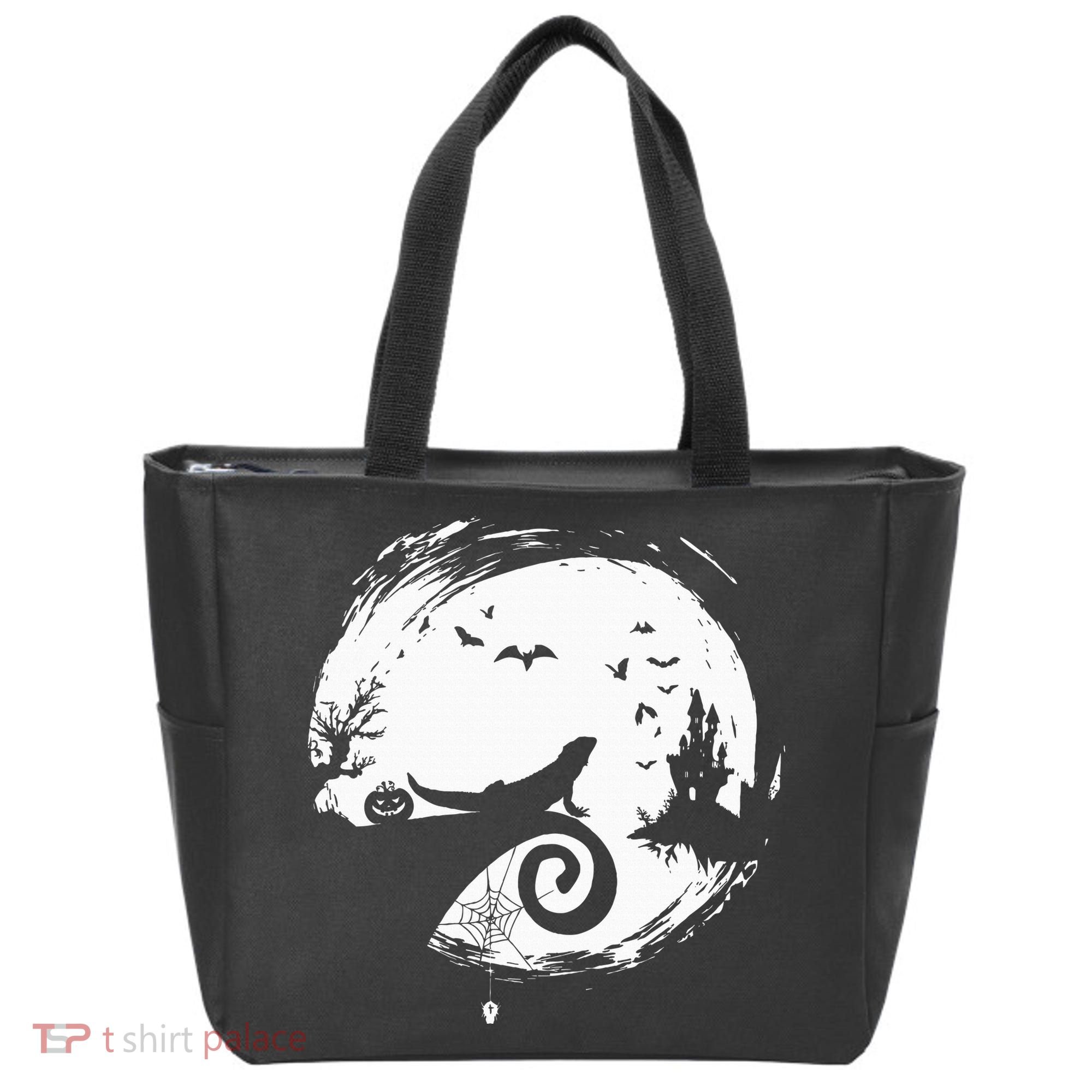 Halloween Costume for Bearded Dragon Spooky Moon Silhouette Tote Bag