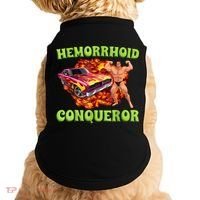 Hemorrhoid Conqueror Funny Meme Weird Offensive Cringe Joke Doggie Tank thumb 0