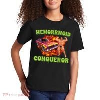 Hemorrhoid Conqueror Funny Meme Weird Offensive Cringe Joke Kids T-Shirt thumb 2