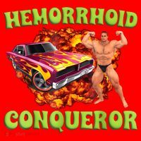 Hemorrhoid Conqueror Funny Meme Weird Offensive Cringe Joke Santa Hat thumb 1