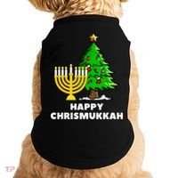 Happy Chrismukkah Funny Hanukkah And Christmas Gift Doggie Tank thumb 0