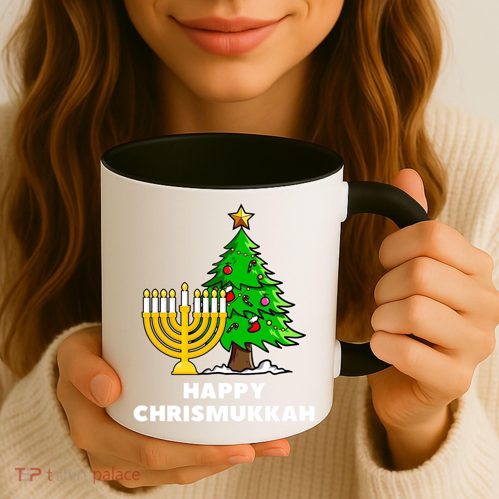 Happy Chrismukkah Funny Hanukkah And Christmas Gift Coffee Mug