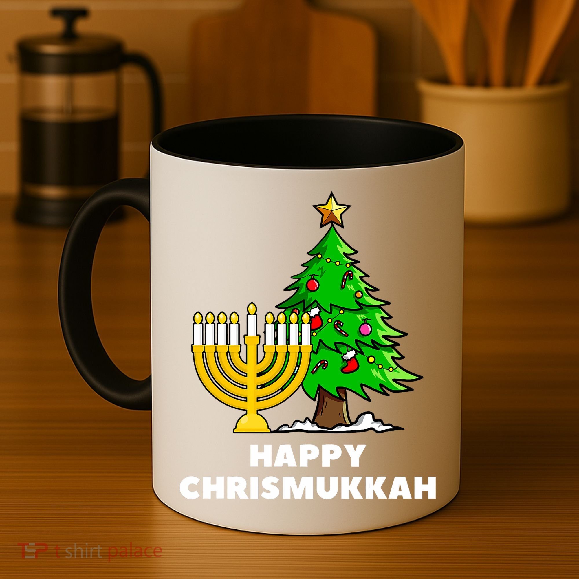 Happy Chrismukkah Funny Hanukkah And Christmas Gift Coffee Mug