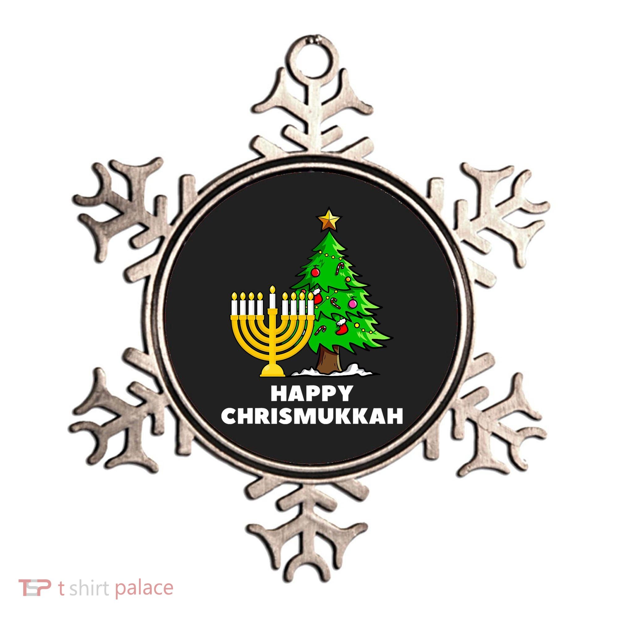 Happy Chrismukkah Funny Hanukkah And Christmas Gift Ornament