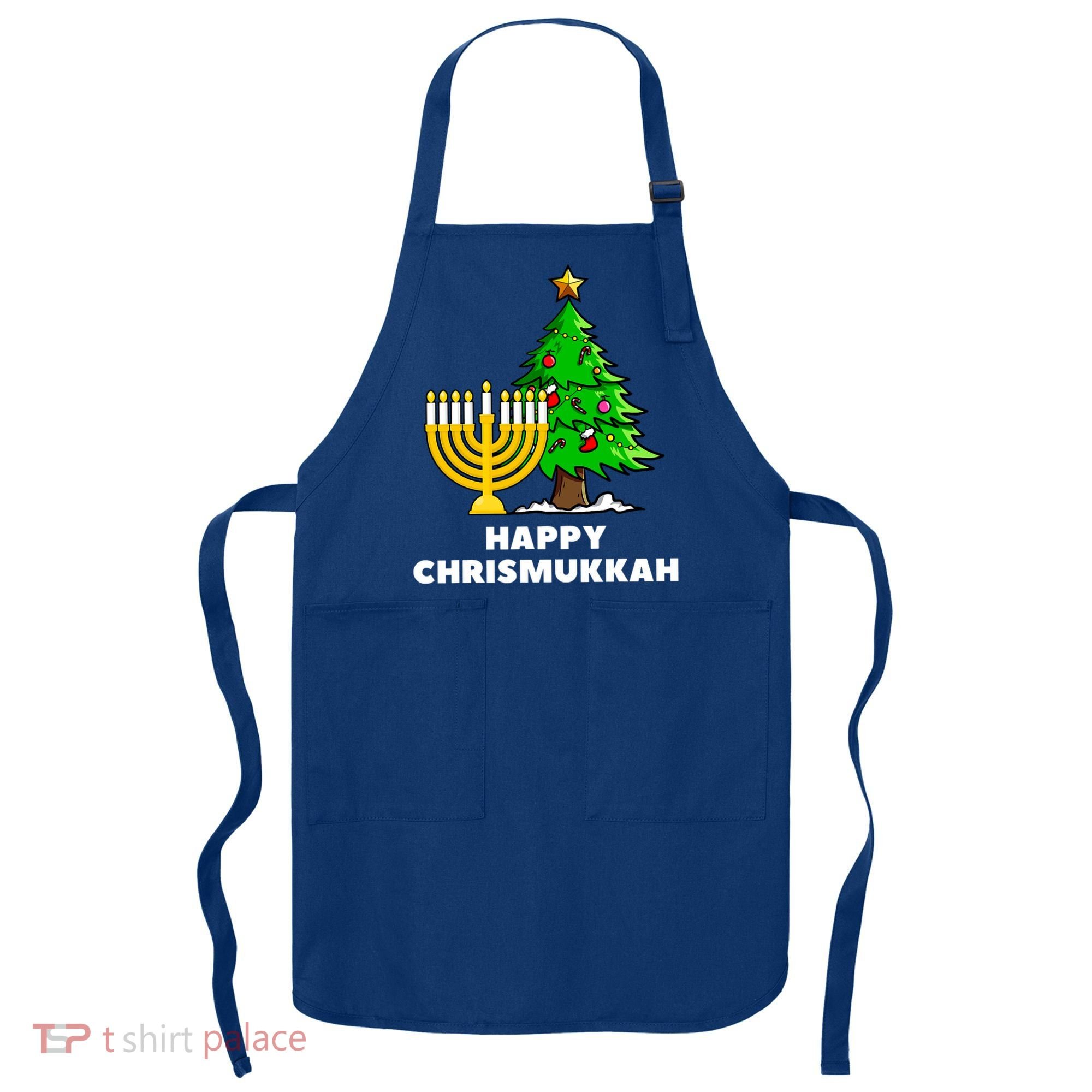 Happy Chrismukkah Funny Hanukkah And Christmas Gift Apron