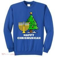 Happy Chrismukkah Funny Hanukkah And Christmas Gift Sweatshirt thumb 0