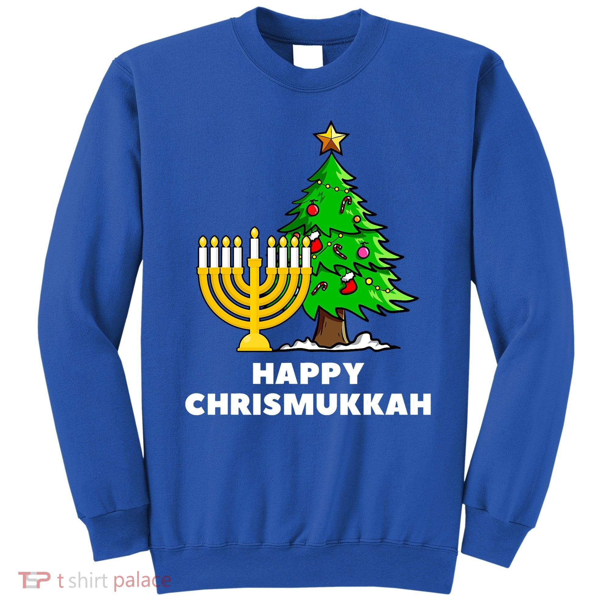Happy Chrismukkah Funny Hanukkah And Christmas Gift Sweatshirt