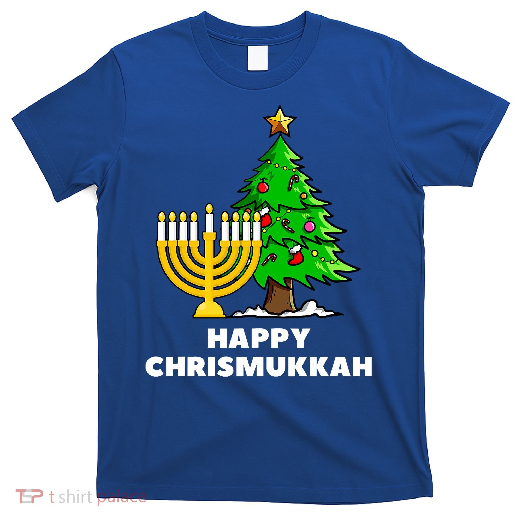 Happy Chrismukkah Funny Hanukkah And Christmas Gift T-Shirt