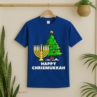 Happy Chrismukkah Funny Hanukkah And Christmas Gift T-Shirt thumb 2