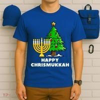 Happy Chrismukkah Funny Hanukkah And Christmas Gift T-Shirt thumb 6