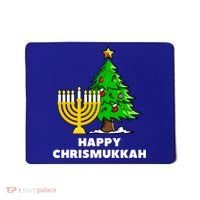 Happy Chrismukkah Funny Hanukkah And Christmas Gift Mousepad thumb 0