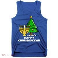 Happy Chrismukkah Funny Hanukkah And Christmas Gift Tank Top thumb 0