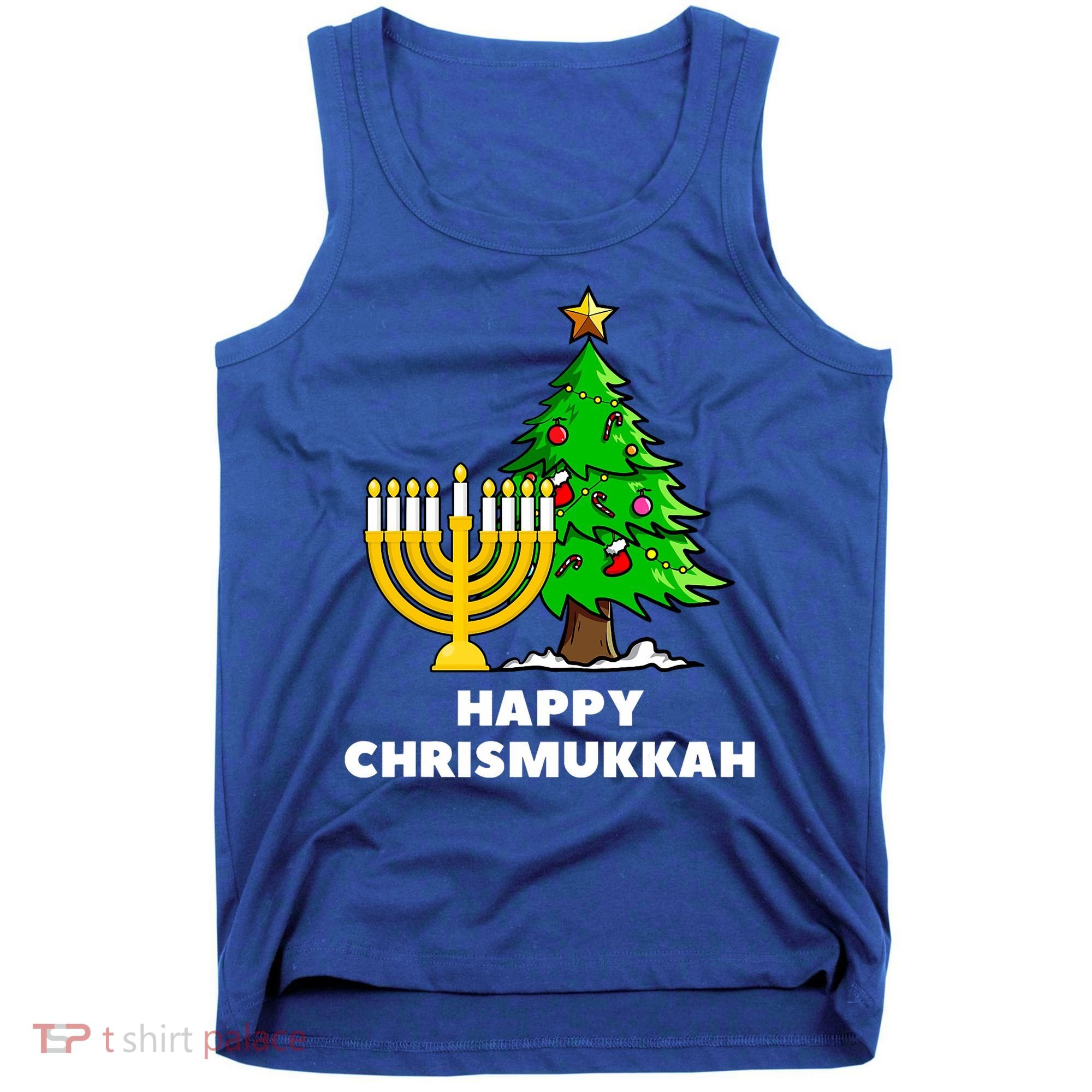 Happy Chrismukkah Funny Hanukkah And Christmas Gift Tank Top