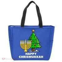 Happy Chrismukkah Funny Hanukkah And Christmas Gift Tote Bag thumb 0