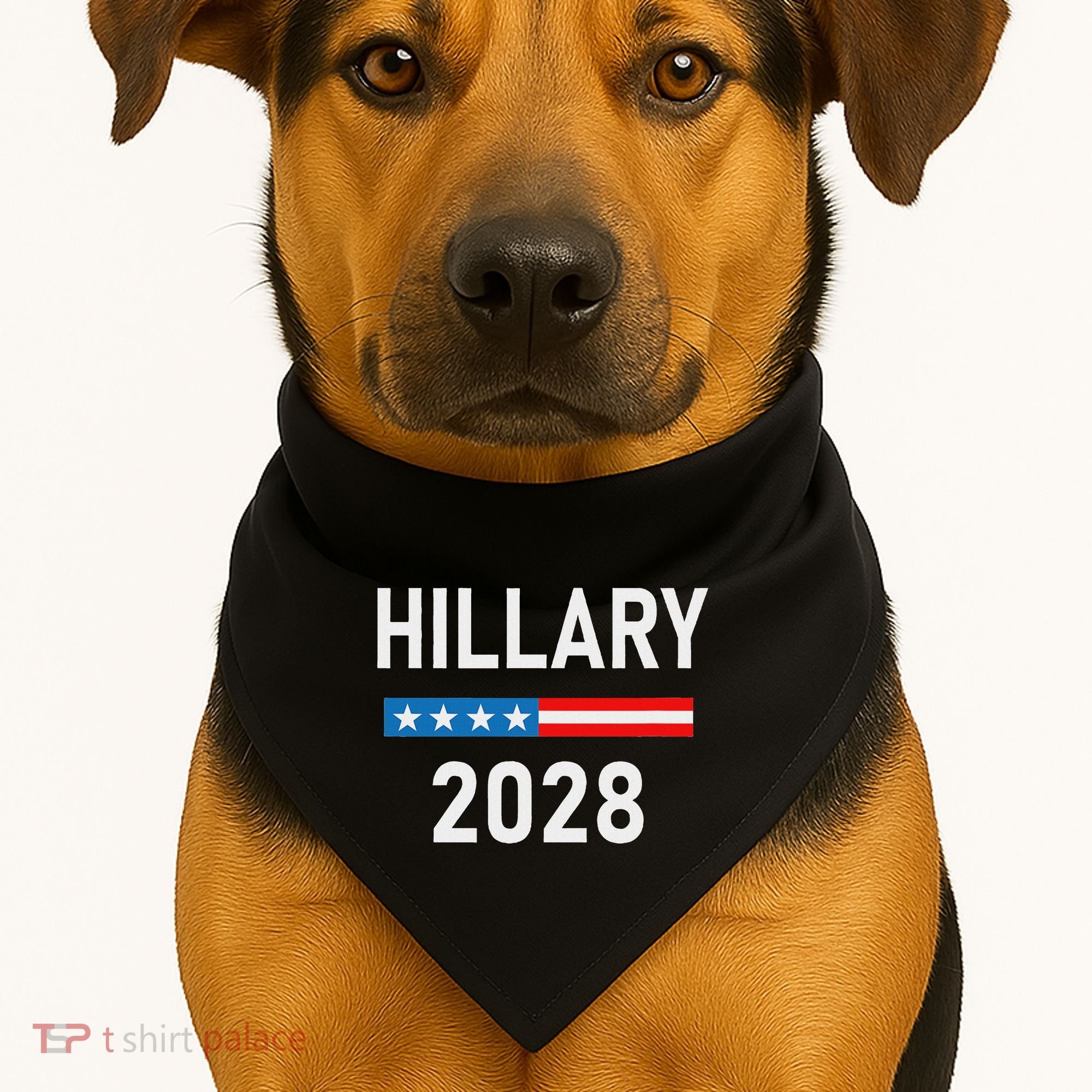 Hillary Clinton For President Hillary Clinton 2028 USA-Made Doggie Bandana