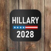 Hillary Clinton For President Hillary Clinton 2028 Coaster thumb 0