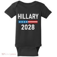 Hillary Clinton For President Hillary Clinton 2028 Baby Bodysuit thumb 0