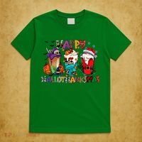 Hallothanksmas Coffee Fall Vibes Cute Halloween Thanksgiving T-Shirt thumb 5