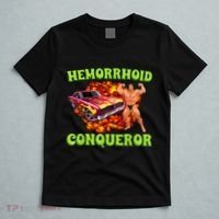Hemorrhoid Conqueror Funny Meme Dank Weird Joke Women T-Shirt thumb 5