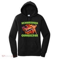 Hemorrhoid Conqueror Funny Meme Dank Weird Joke Women Women's Hoodie thumb 0