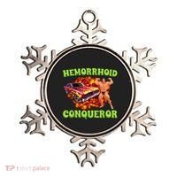Hemorrhoid Conqueror Funny Meme Dank Weird Joke Women Ornament thumb 0