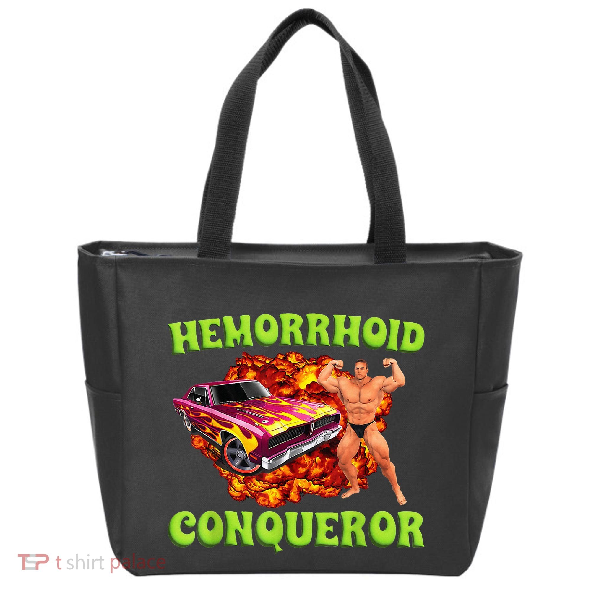 Hemorrhoid Conqueror Funny Meme Dank Weird Joke Women Tote Bag