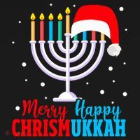 Hanukkah Christmas Funny Merry Happy Chrismukkah Jewish Toddler Hoodie thumb 2