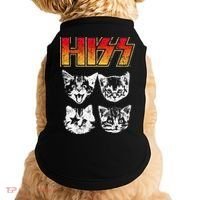 HISS Cat Funny Cats Kittens Rock Music Cat Lover Hiss Doggie Tank thumb 0